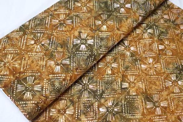 BROWN - Hazel - Batikstoff aus Indonesien